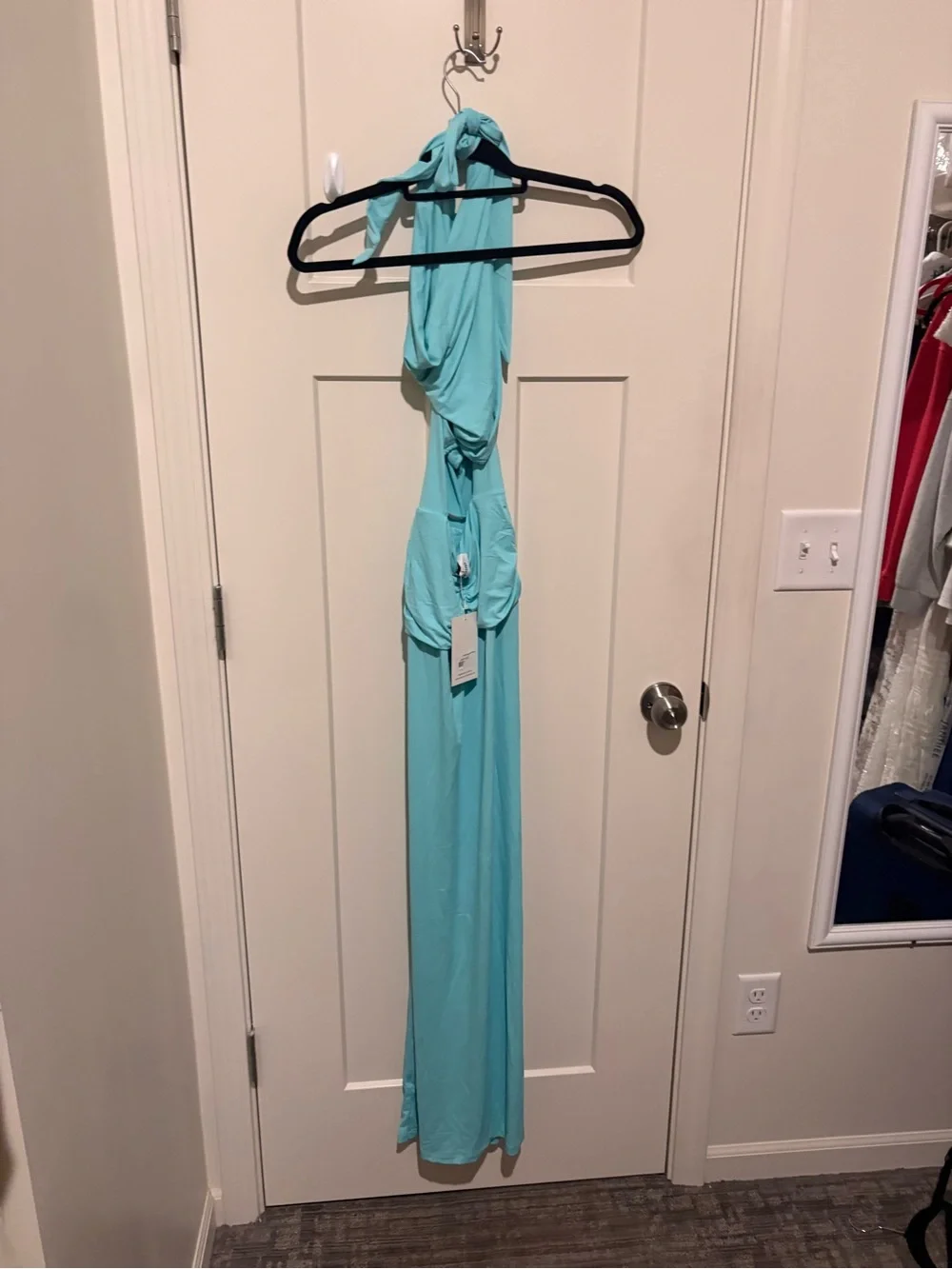 Outcast DELFINA MAXI DRESS BLUE Small NWT - Picture 4 of 8